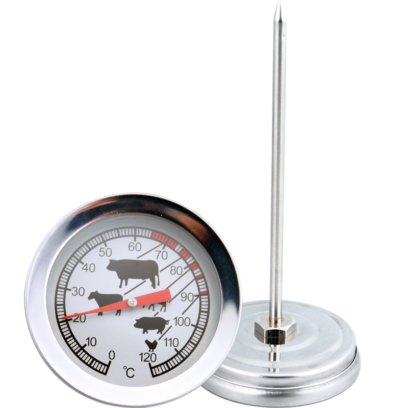 Cocina transfronteriza alimentos domésticos termómetro de carne barbacoa de acero inoxidable tipo sonda de temperatura precisa image 3