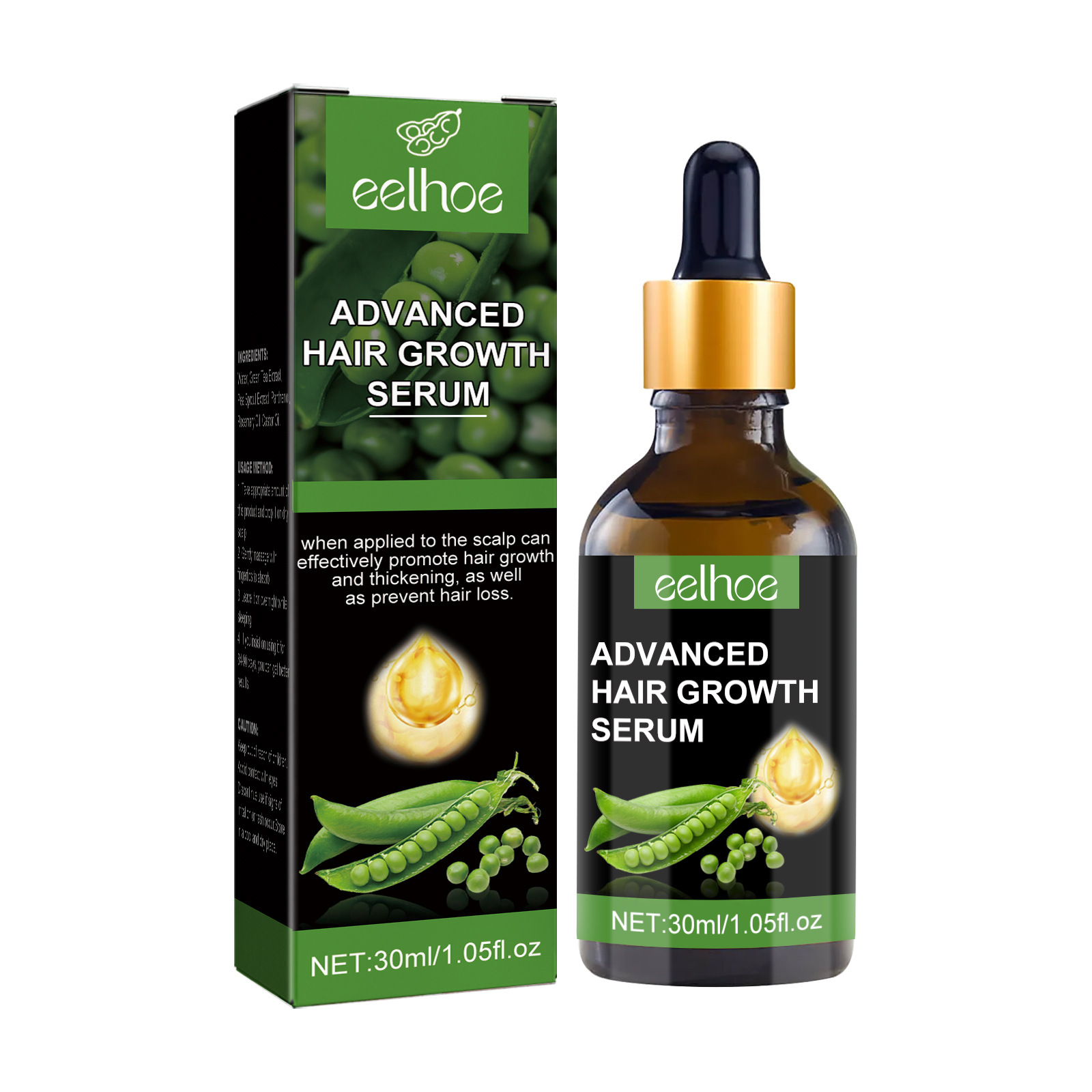 EELHOE Hair Essence Spendet Feuchtigkeit für die Haarwurzeln, pflegt die Kopfhaut, sorgt für kräftiges Haar, beugt Haarausfall vor und verdickt das Haar_voghion.com