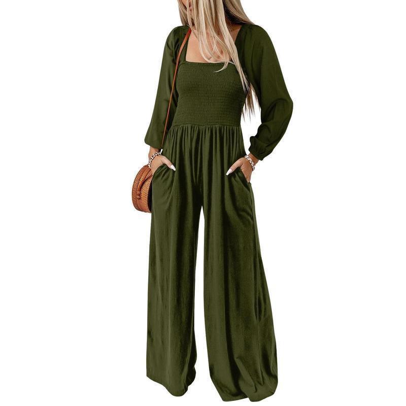 款Women's Casual Loose Overalls Jumpsuits One Piece Long|undefined