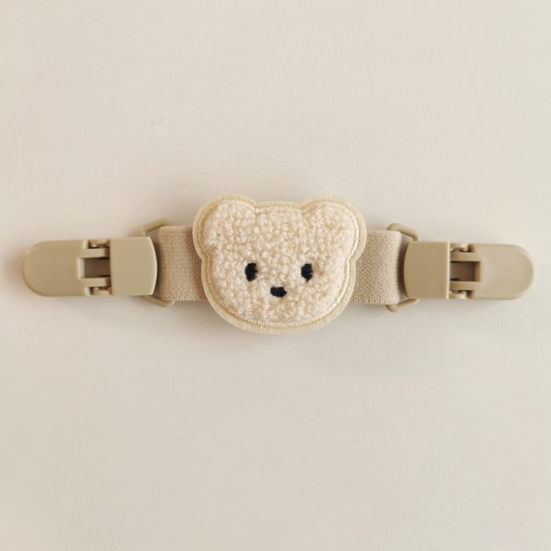 INS estilo coreano clip de suspensión oso pantalones de tirantes para niños clip anti-caída clip de la correa del hombro soporte de la falda de la suspensión antideslizante artefacto de hombro