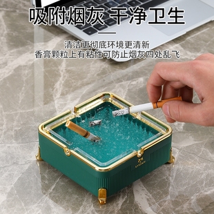 Ll Disposable Ashtray Household Smoke Extinguishing Sand Base Anti-Fly Ash Extinguishing Smoke Cleaner Office Living Room Glass Wine