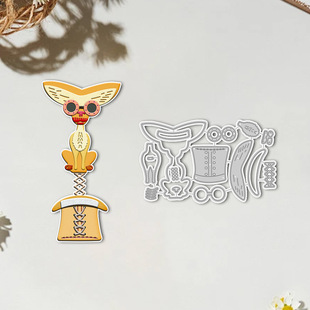 Cross-Border Special Supply of Metal Cutting Embossing Knife Mold Handbook Decoration Animal Toys Handmade Paper Art Embossing Carbon Steel Knife Mold