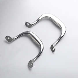 新款炒锅锅柄配件厨房可拆卸通用双孔锅具配件不锈钢耐热锅盖手柄