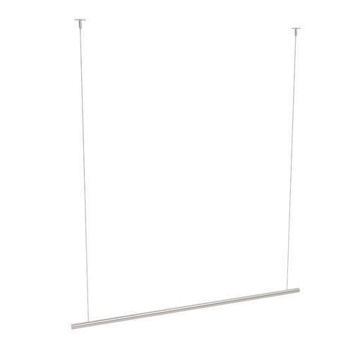 Display Rack, Stainless Steel Suspension Steel Ceiling Hanging Clothes Rack, Shelf Hanger Bracket for Men and Women, Wedding Store Adjustable