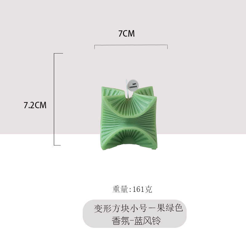 Especial transfronterizo para líneas cuadradas deformadas, modelado de aromaterapia, velas, decoración para el hogar, decoración al por mayor, venta caliente, diseño para el hogar