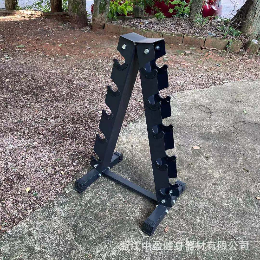 Placa de acero dumbbell fijo dumbbell rack gimnasio en casa traje ajustable Barbell bar rack de almacenamiento