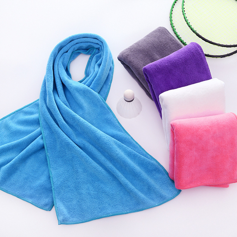Double-sided velvet absorbent sports towel custom yoga fitness fine fiber quick-drying towel portable face towel cross-border Double-sided velvet absorbent sports towel custom yoga fitness fine fiber quick-drying towel portable face towel cross-border