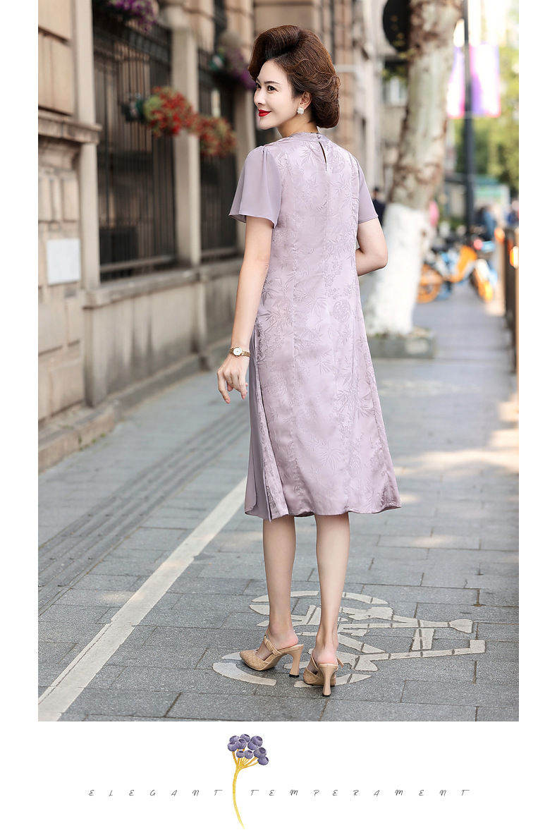 A9947 850K VÁY ĐẦM LIỀN THÂN NỮ CHATDGJ NGẮN TAY MÙA HÈ TRUNG NIÊN THÊU HỌA TIẾT HOA THỜI TRANG NỮ VẢI VOAN G03 SẢN PHẨM MỚI