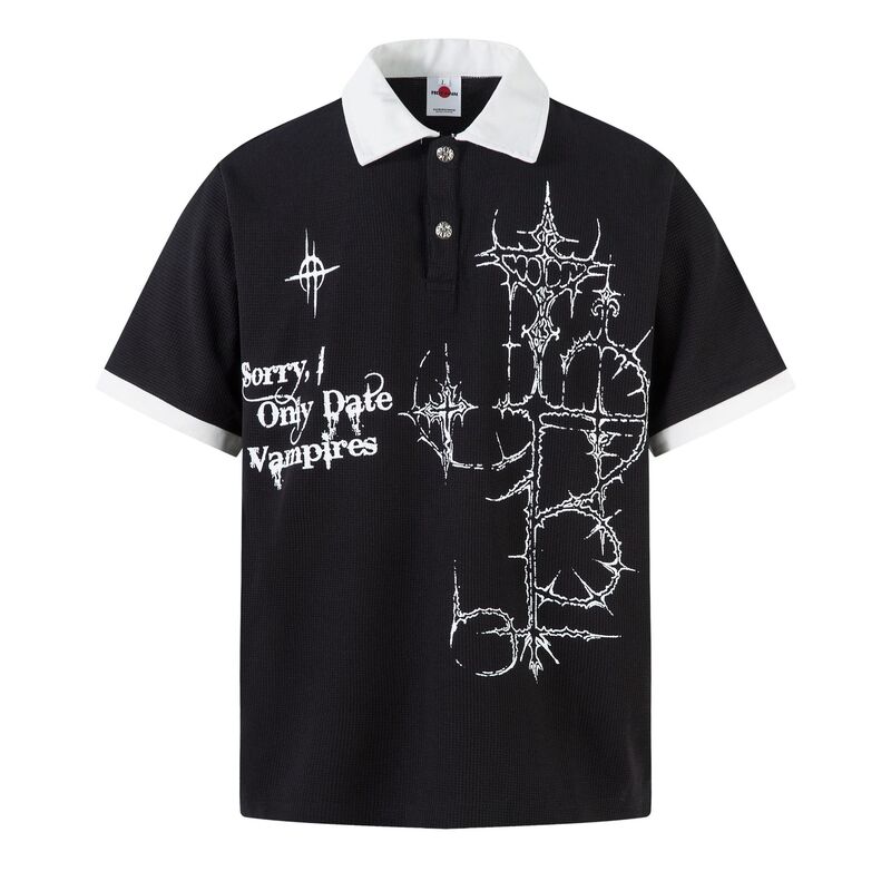 5530 American Style Neutral Summer Street Fashion Retro Painting Printed Design Waffle Men's Lel Short Sleeve T-Shirt 5530 American Style Neutral Summer Street Fashion Retro Painting Printed Design Waffle Men's Lel Short Sleeve T-Shirt