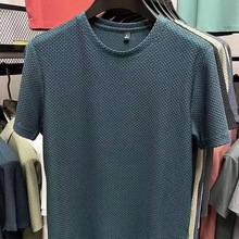 新款短袖t恤男夏季韩版潮流简约半袖上衣港风宽松休闲潮牌体恤衫