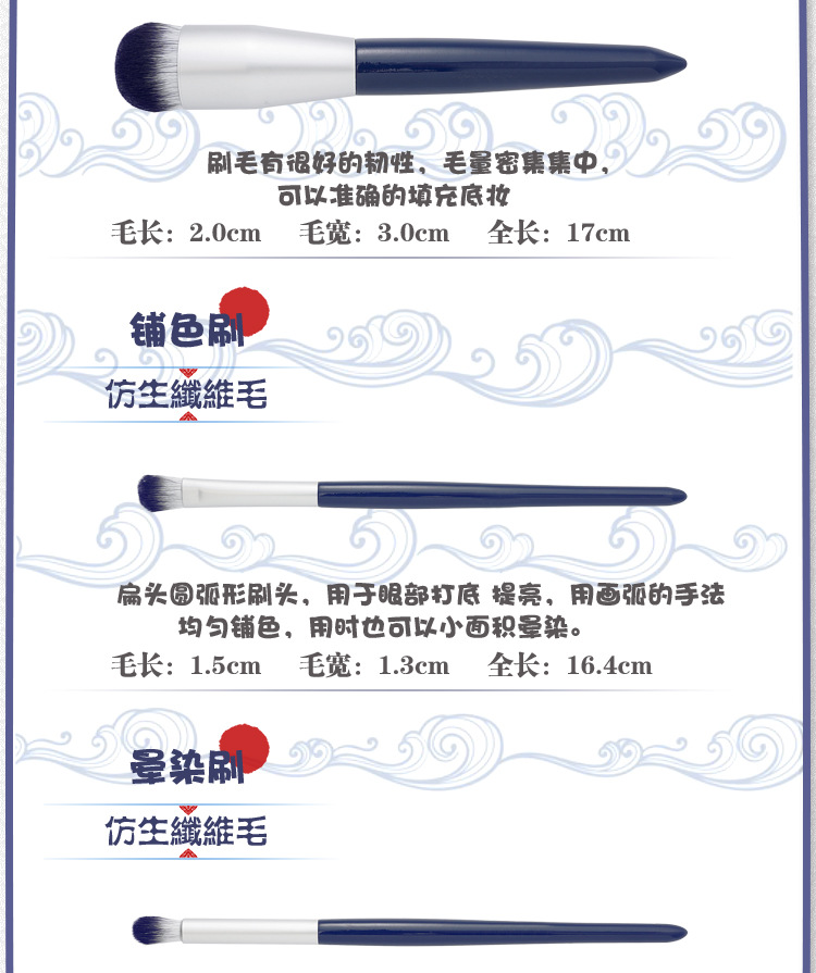 Cangzhou Bihai Chaosheng offers a complete set of 10 makeup brush sets, including foundation brushes, blush brushes, eyeshadow brushes, and makeup tools undefined