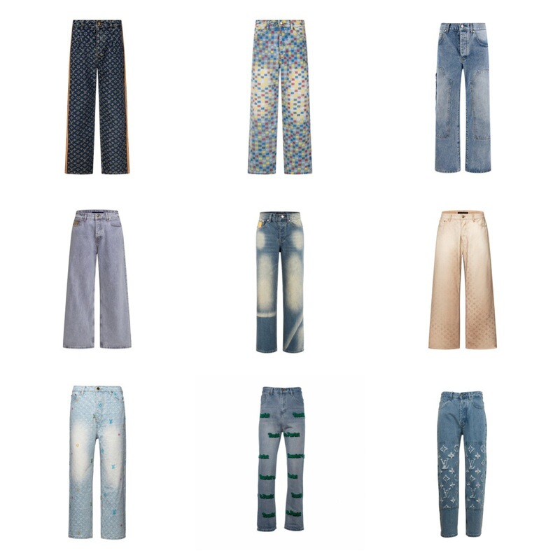 26SS cross-border trendy brand new high-quality straight-leg casual loose-fit jeans with all three labels, a must-have for fashionistas 26SS cross-border trendy brand new high-quality straight-leg casual loose-fit jeans with all three labels, a must-have for fashionistas