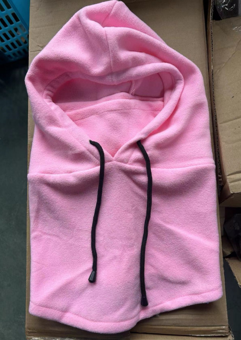 Fleece varm mössa ridhjälm vinter vindtät utomhussport haklapp förtjockad huvudmask_voghion.com