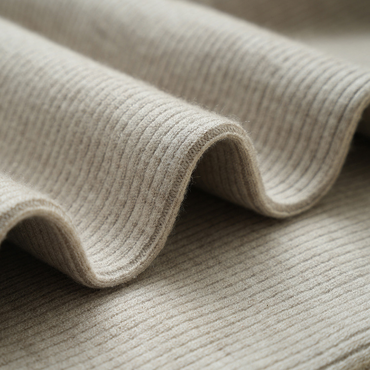 Quần len cashmere nam lưng cao dày ấm — Màu xám đậm của nam giới chi tiết 17