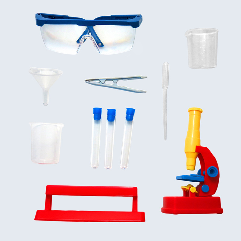 Nuevos niños Qizhi órgano humano modelo STEM ciencia y educación juguete DIY microscopio experimento científico traje