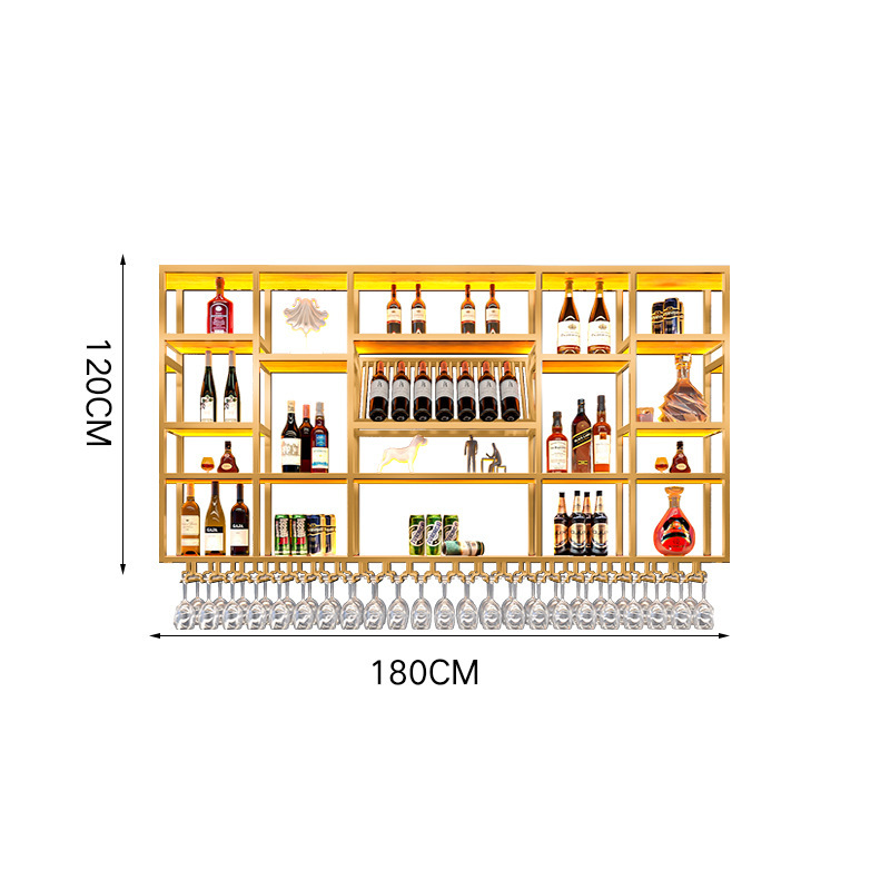 램프가있는 골든 180*20*120