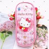 Cartoon capacious Japanese cute children's pencil case with zipper for elementary school students