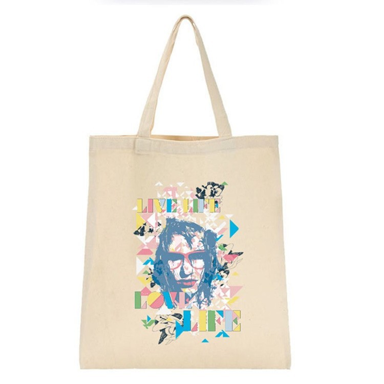 厂家设计供应精美帆布手提购物袋  批发空白单肩手提棉布帆布袋