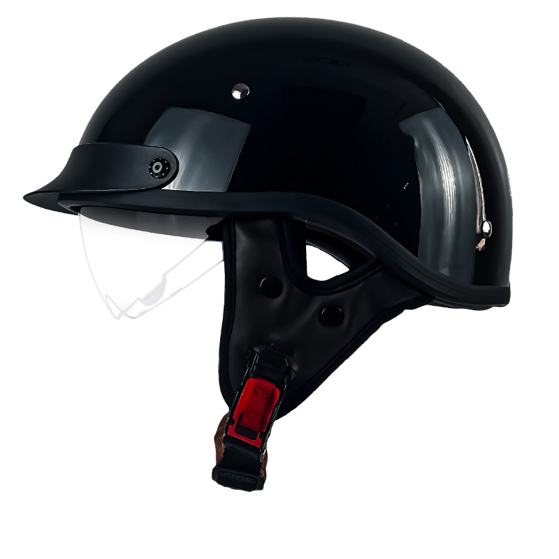 Verano Retro medio casco 3C casco certificado fábrica DOT Comercio exterior motocicleta primicia casco nacional estándar clase A casco de coche eléctrico