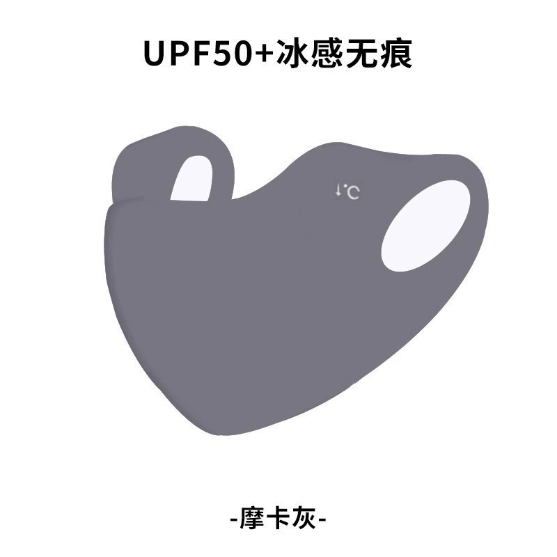 Summer breathable high quality silk medical mask, new collection, sun protection, UF-protection, eyes protection