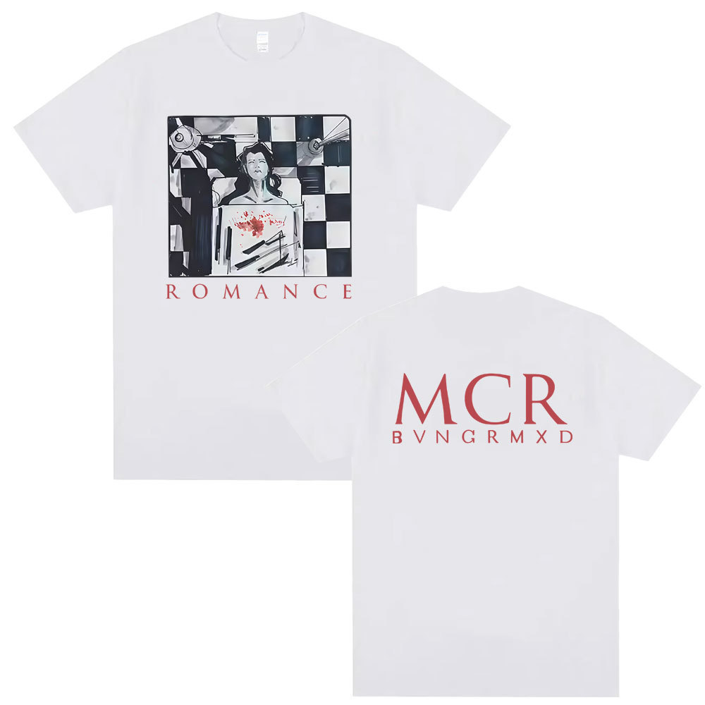 Chemical men's fashionable big summer T-shirt, punk style 4