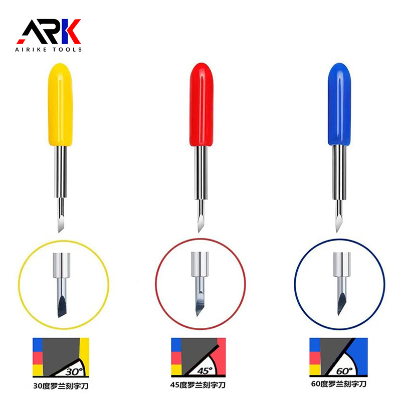 供应多款刻字刀适用于服装纸样汽车贴膜导光膜等刻字机刻字刀
