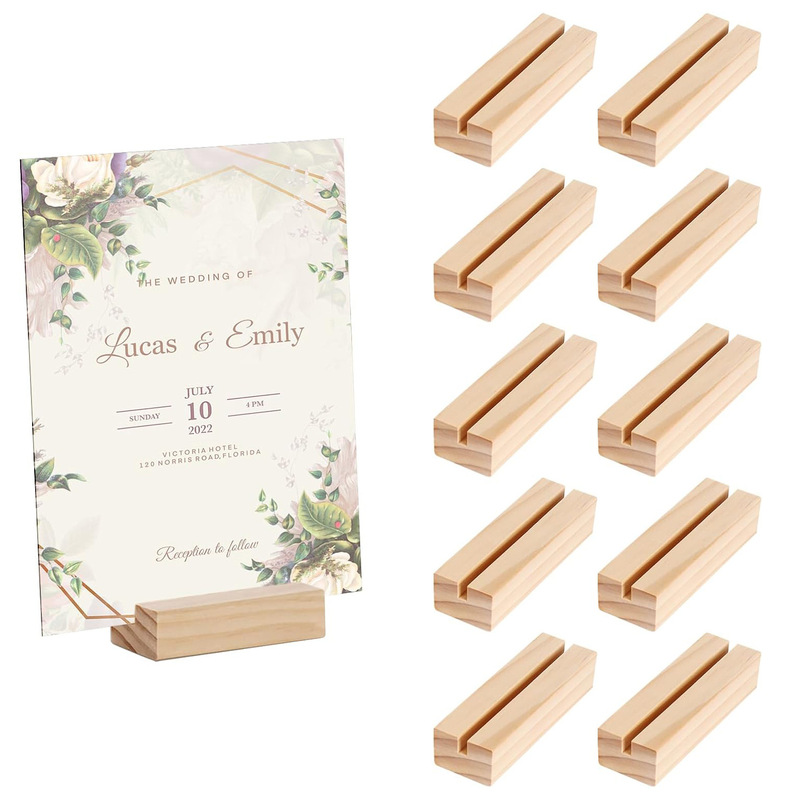 Wooden Postcard Base Calendar Stand Photo Note Holder Acrylic Base Place Card Holder Display Stand Wooden Postcard Base Calendar Stand Photo Note Holder Acrylic Base Place Card Holder Display Stand