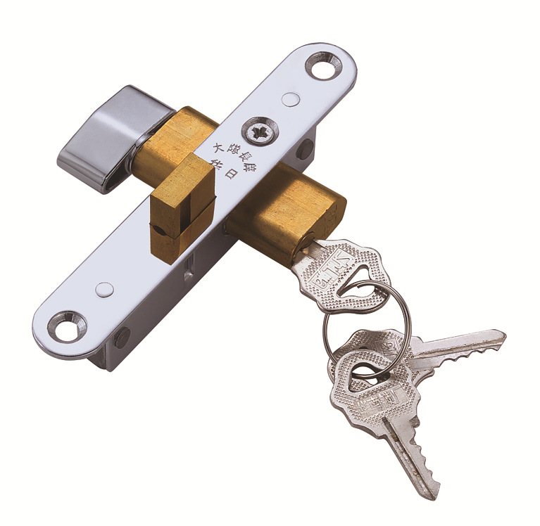 Capitán huari pequeña 554 vinculación aleación de aluminio cerradura de la puerta marco de vidrio enmarcado perfil deslizante cerradura piso primavera puerta