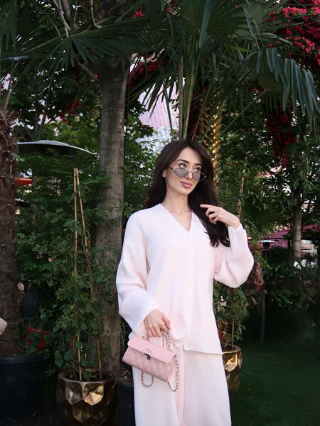 Cute fuchsia long-sleeve