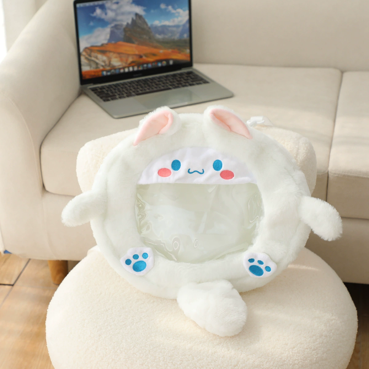 Cartoon backpack, capacious one-shoulder bag, handheld organizer bag to go out