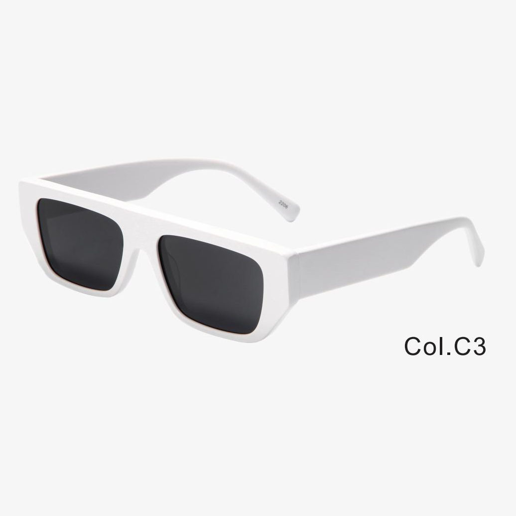 Cross-border European and American Retro Irregular Personality Plate Sunglasses Square Women Street Photographer Trendy Small Frame Polarized Sunglasses