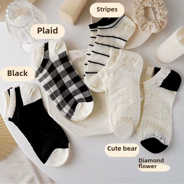 0135 black and white five colors