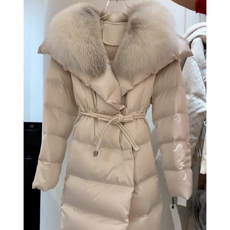 Модный браслет, зимний пуховик, стиль Chanel, увеличенная толщина