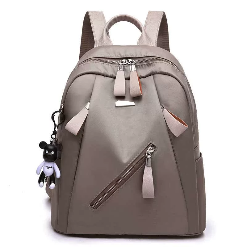 Backpack bag women’s — lightweight school backpack, top handle, detachable shoulder strap