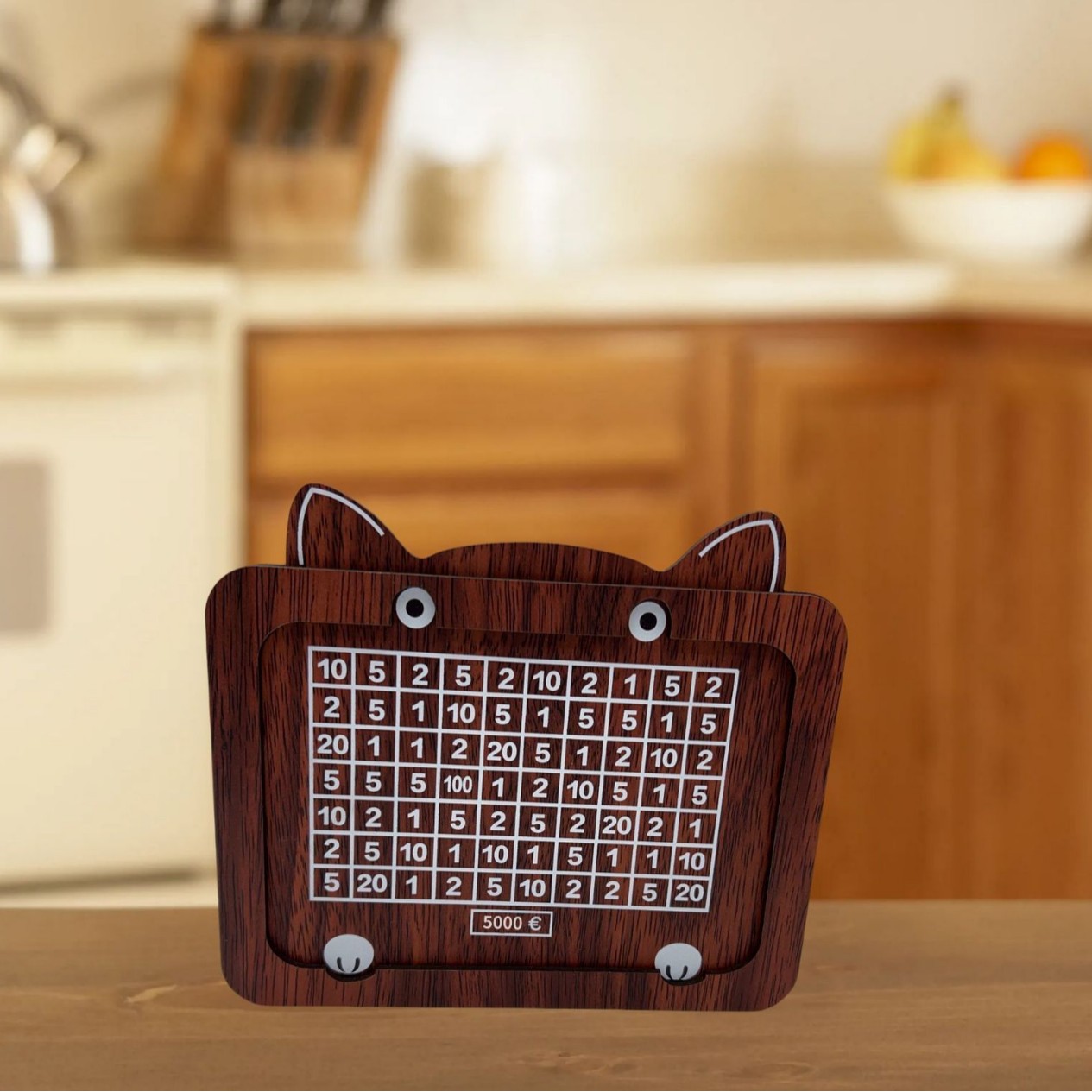 고양이 저금통 5000+1 계획 펜 (유로 버전)