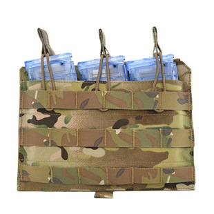 Foreign Trade Tactical Triple Magazine Outdoor Field Training Vest Molle System Tactical Vest Bullet Bag