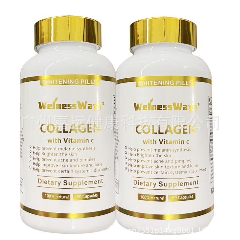 Collagen COLLAGEN with Vitamin c capsule Brighten the skin