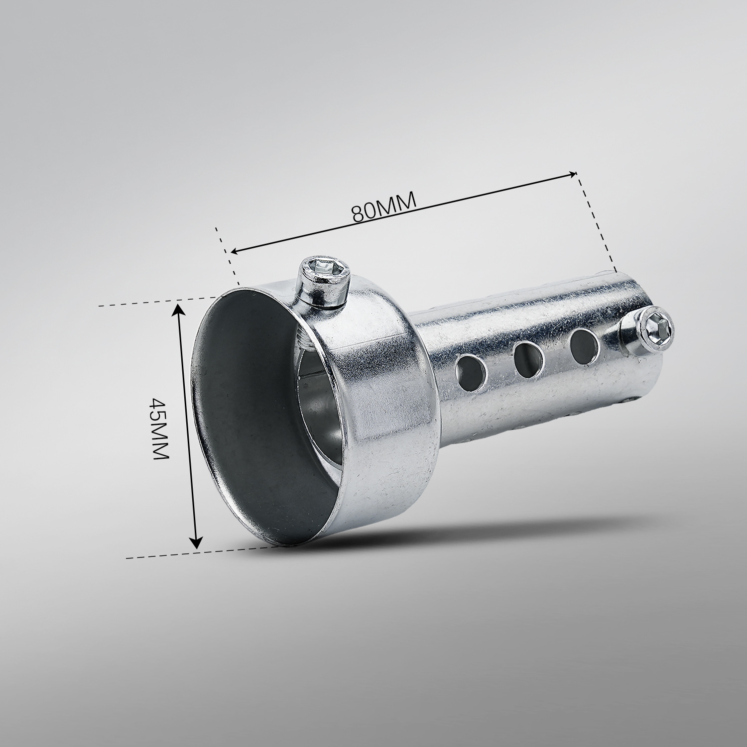 オートバイ改造部品排気管消音器の各種口径の長さ消音プラグ調整可能な減音ノズル圧力芯