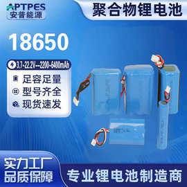 18650电池组3.7V-22.2V高倍率大容量医疗设备智能家居工业锂电池