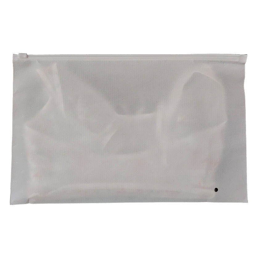Ropa interior individual solo sujetador necesita una sola cremallera bolsa de embalaje transparente bolsa de embalaje