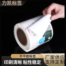 厂家直销创意印刷卷筒不干胶贴 定制PVC卷筒防水不干胶防水标签