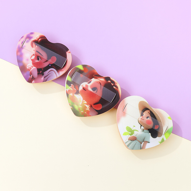 Love Marshmallow Powder Puff Factory Patrón de dibujos animados personalizado logotipo impresión maquillaje esponja cojín de aire aleteo herramienta de belleza