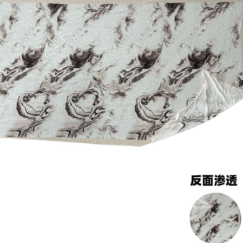 热销精品柔软丝光棉双面渗透印花包头巾 Printed Jersey Hijab|undefined