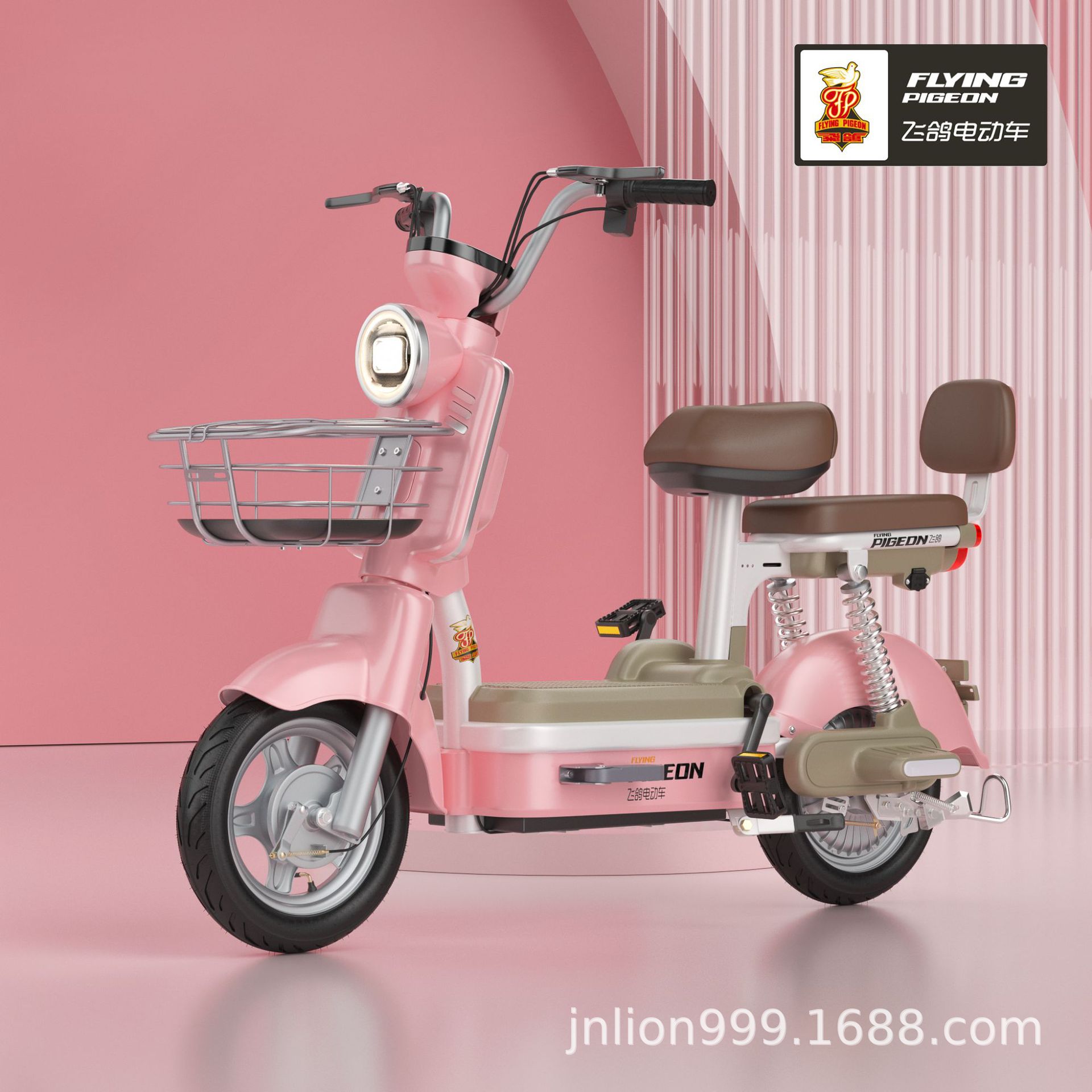 Feige Offline Same Style Urban Trendy Adult Two-Wheeled Battery Car Double Electric Bicycle Wholesale Cross-Border Accessories