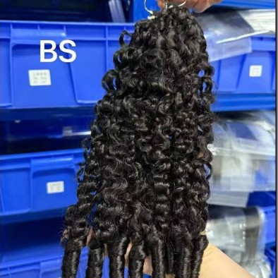 Extensiones de Cabello Humano de Pluma, Cabello Real, Tejido a Mano