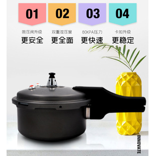 Ille outdoor camping aluminum alloy pressure cooker cross-border mini portable explosion-proof pressure cooker factory wholesale
