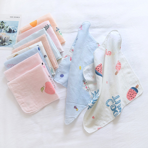 Small square woven cotton comfortable handkerchief, can be used as a 3 yuan gift, randomly colored, one-time shipment and gift.