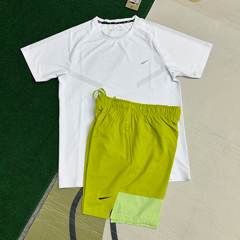 Nuevo al por mayor movimiento de secado rápido transpirable hombre camiseta de manga corta entrenamiento de hielo suelta chaqueta casual fitness correr