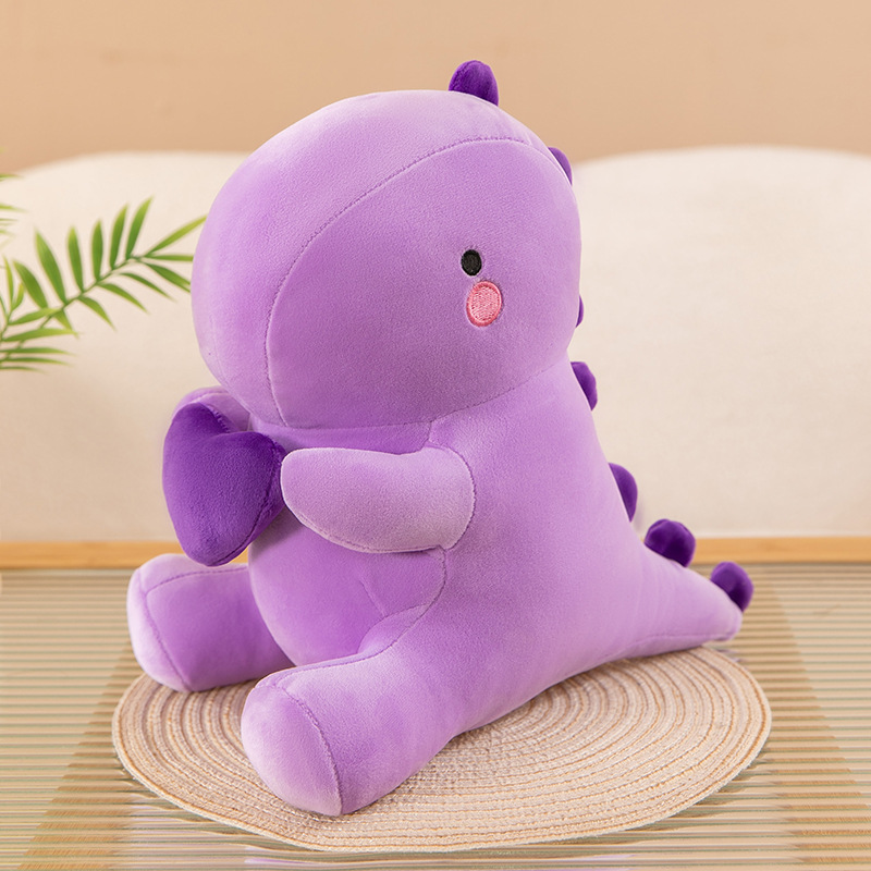 Dinosaurio de peluche de juguete niña corazón almohada muñeca niña muñeca de trapo niña lindo Regalo de Cumpleaños novias
