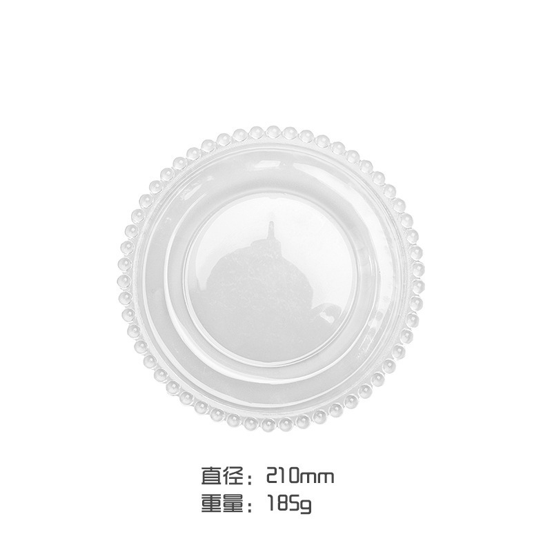 Placa de cuentas transparente tamaño pequeño